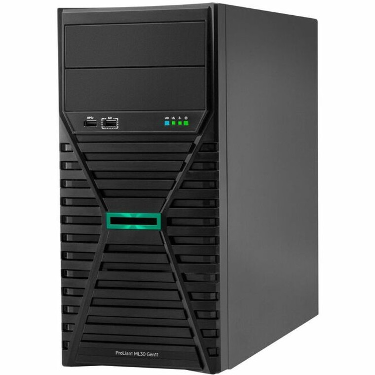 HPE ProLiant ML30 G11 4U Tower Server - 1 Xeon E-2434 3.40 GHz - 16 GB RAM - Serial ATA Controller