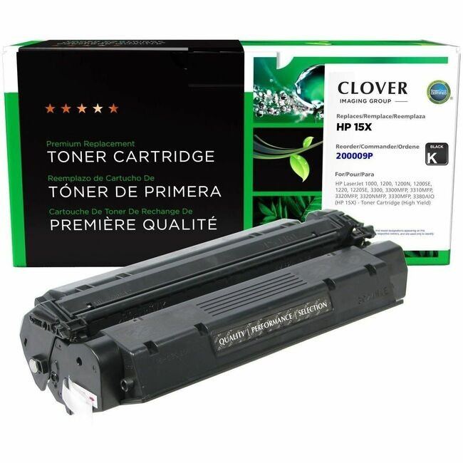 CIG Remanufactured High Yield Laser Toner Cartridge 15X (Canon 3845A002, Canon 3845A003, Canon 3845A003AA, Canon EP-72, Canon R94-6002-150, HP 82X, HP C4182X, HP HP 82X, Troy 02-81023-001, Troy 2-81023-001) - Black - 1 Each