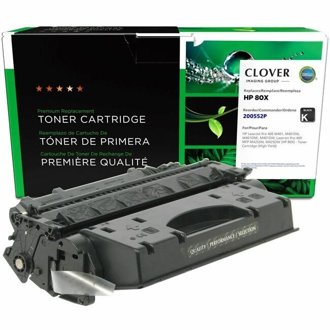 CIG Remanufactured High Yield Laser Toner Cartridge 80X (CF280X) - Black - 1 Each