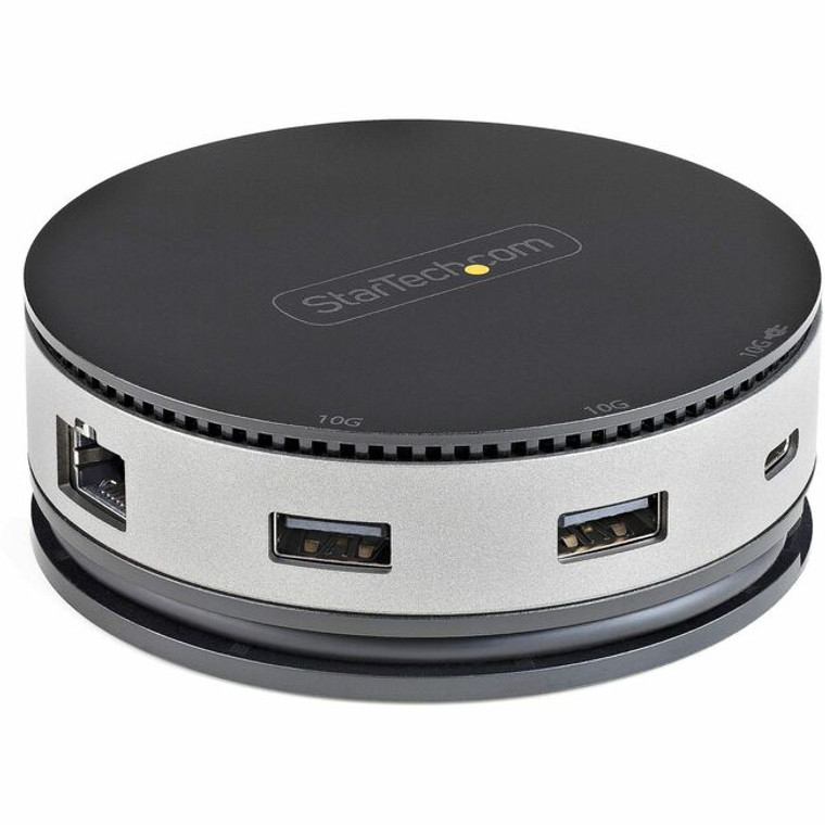 StarTech.com USB C Multiport Adapter - USB Type-C 10Gbps Mini Dock 4K 60Hz HDMI/DisplayPort/1080p VGA - 75W PD Passthrough, USB Hub & GbE