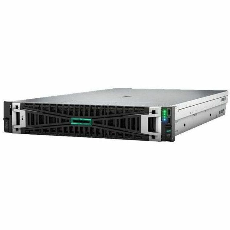 HPE ProLiant DL380 G11 2U Rack Server - 1 Xeon Silver 4510 2.40 GHz - 64 GB RAM - 4.80 TB HDD - (2 x 2.4TB) HDD Configuration - Serial ATA/600, 12Gb/s SAS Controller