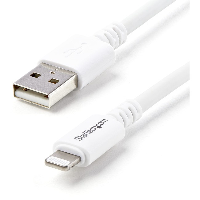 StarTech.com 3m (10ft) Long White Apple�&reg; 8-pin Lightning Connector to USB Cable for iPhone / iPod / iPad