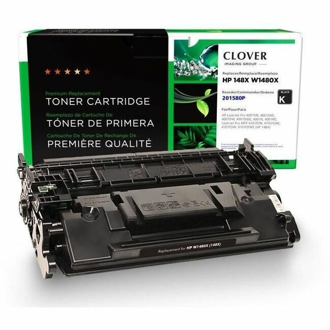 Clover Imaging Remanufactured High Yield Toner Cartridge (New Chip) for HP 148X (W1480X)