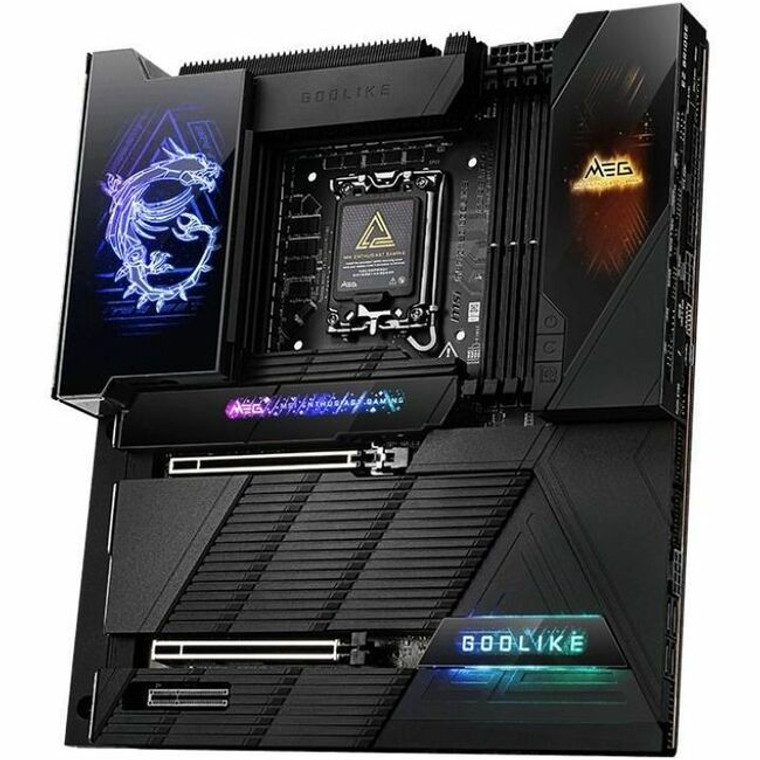 MSI MEG Z890 GODLIKE Gaming Desktop Motherboard - Intel Z890 Chipset - Socket LGA-1851 - Extended ATX