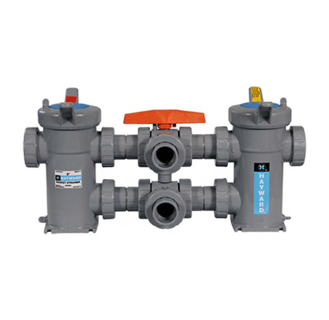 DB2100F 1" CPVC DB Series Duplex Basket Strainer