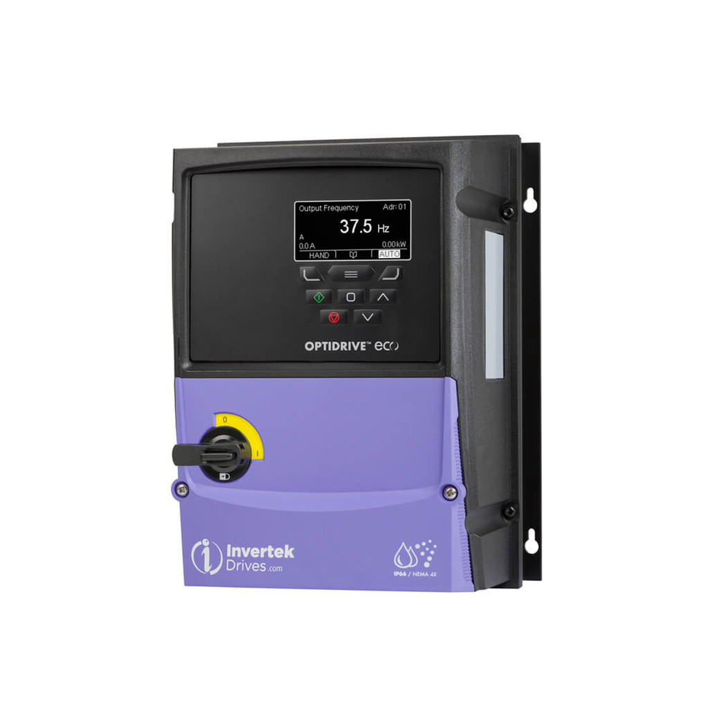 ODV-3-340300-3F1E-MN Three Phase IP66 Invertek ECO Series Drive