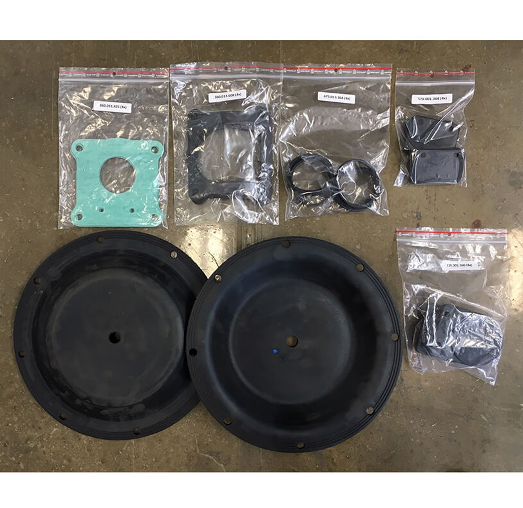 V476-040-632 Wet-End Kit fits SandPiper Pump EA2-A, SA2-A, OEM P/N 476.040.632