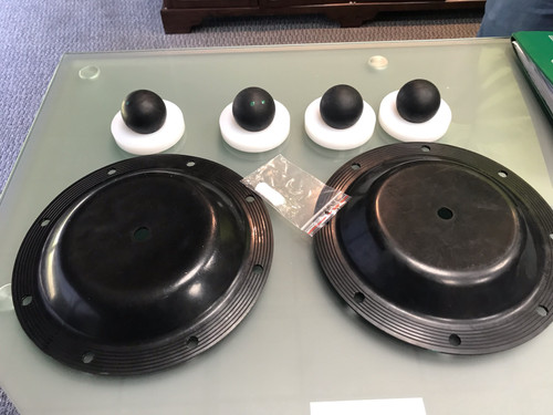 V476-182-365 Wet-End Kit (Neoprene/UHMW) fits SandPiper Pump S15M, OEM P/N 476.182.365