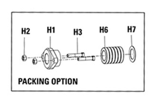 Envirogear 0240-8150-230 Packing Retaining Washer (H7) for Viking PN. 2-805-103-610-00 for Viking Pump Models K & KK