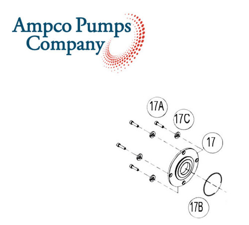 LWA-1300-SS Ampco AC Series Lockwasher Key 17C and 17M