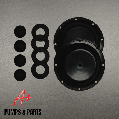 P/N V476-286-365 Wet Kit (Neoprene) fits SANDPIPER® HDF1 Pumps, OEM P/N 476.286.365