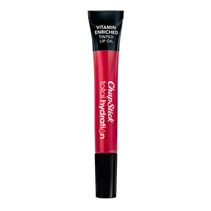 ChapStick® Total Hydration Vitamin Enriched Tinted Lip Oil Midnight Magenta lip balm in 0.12oz tube.