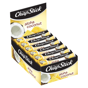 ChapStick® Fan Favorites Aloha Coconut Lip Balm (0.15 ounce, box of 12)