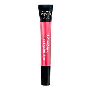 ChapStick® Total Hydration Vitamin Enriched Tinted Lip Oil Subtle Pink lip balm in 0.12oz tube.