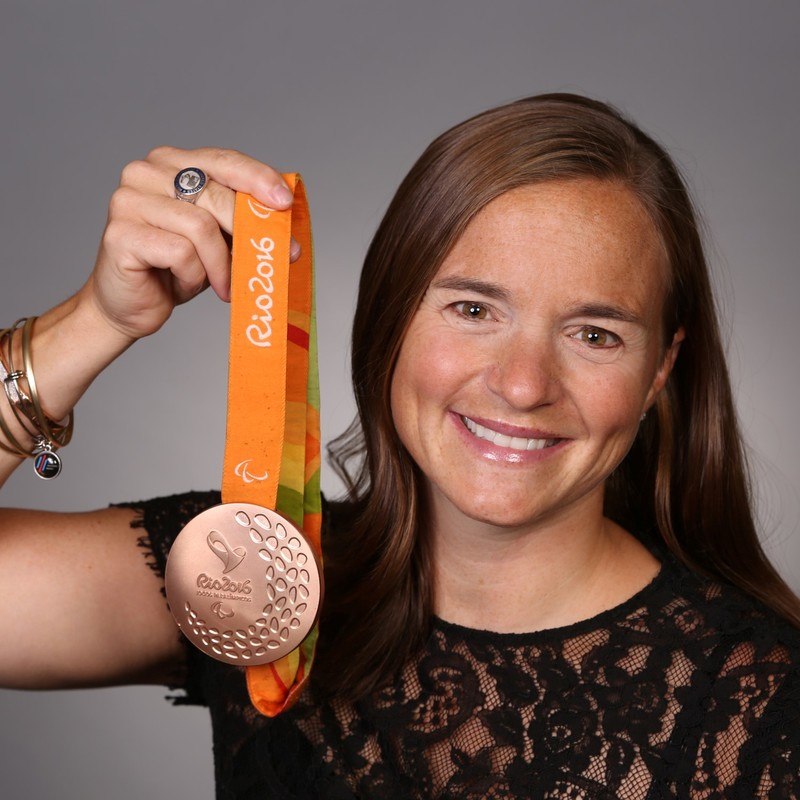 Melissa Stockwell, an American war hero, Paralympian, World Champion, motivational speaker and ChapStick brand ambassador.