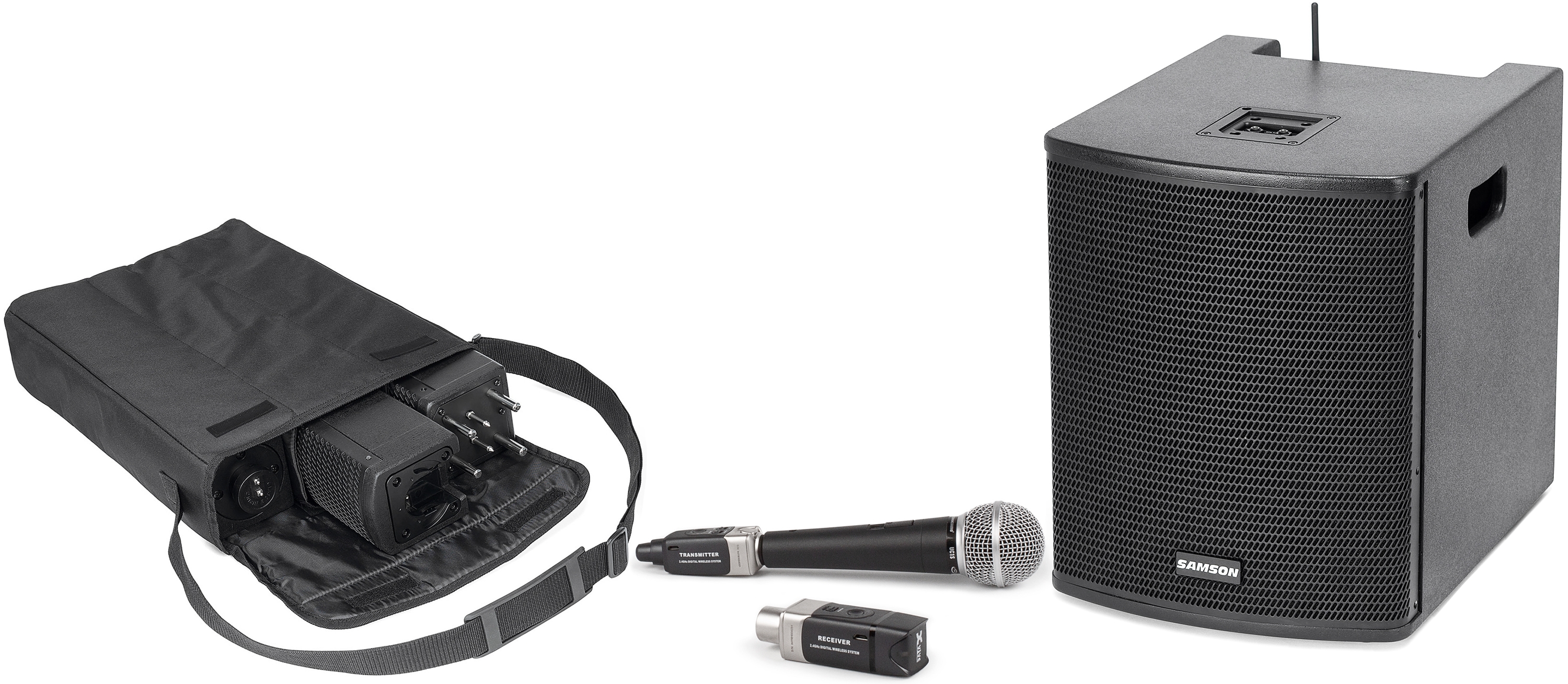 Portable PA Sound System with Samson Resound VX8.1