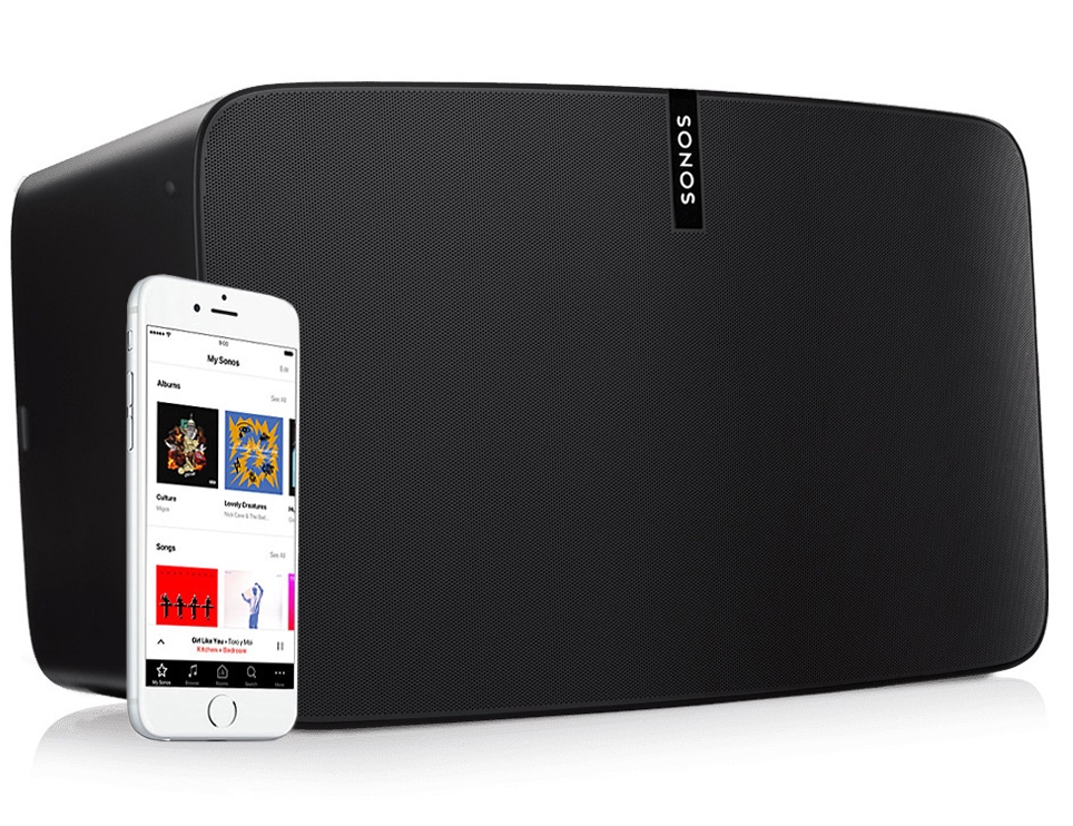 Sonos app with play5