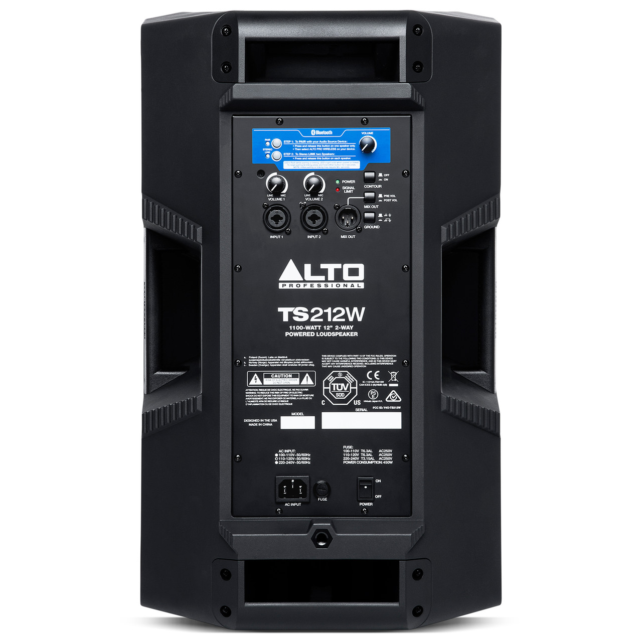 Alto TS212W 1100W 12 inch 2 Way Powered Loudspeaker with Bluetooth