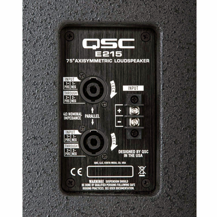 QSC E215 E Series Dual 15 inch 2-Way Passive Loudspeaker 1000 Watts