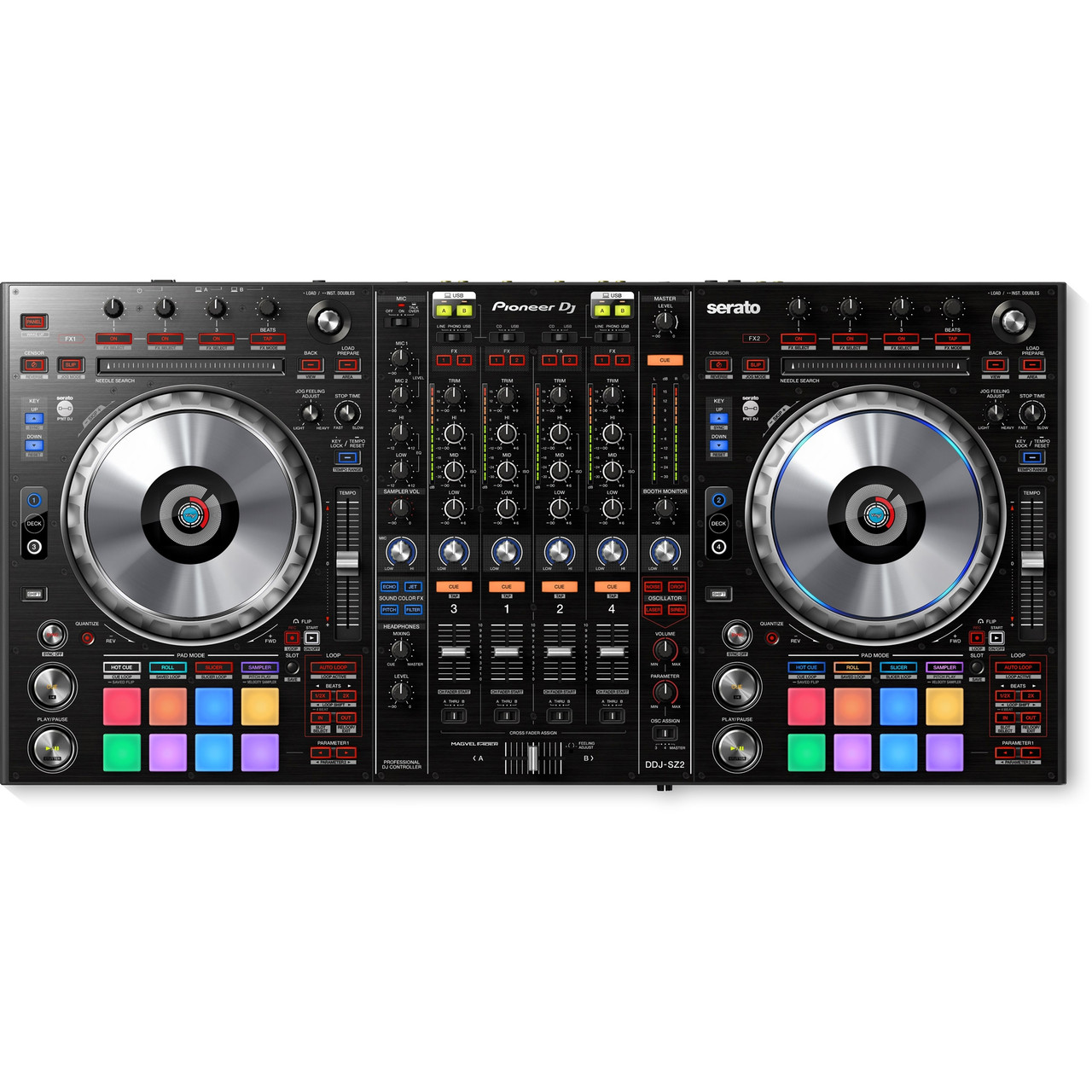Pioneer DDJ-SZ2 4-channel Professional DJ Controller for Serato DJ Pro