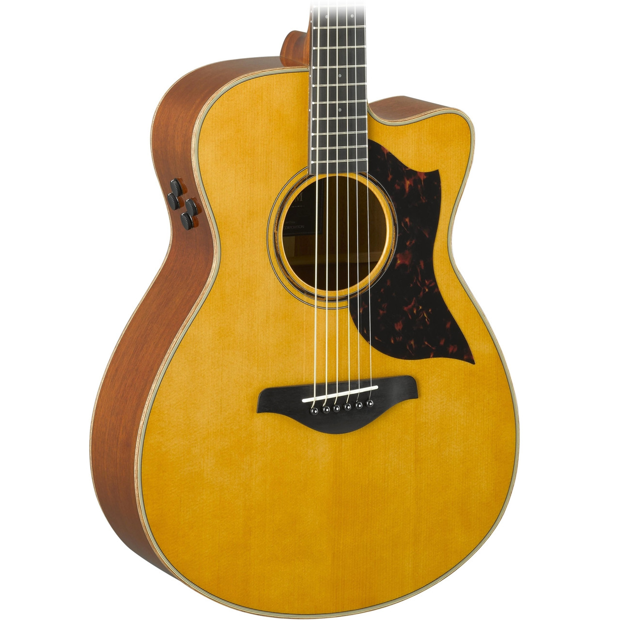 Yamaha AC3M ARE Concert Acoustic-Electric Cutaway Guitar with SRT2