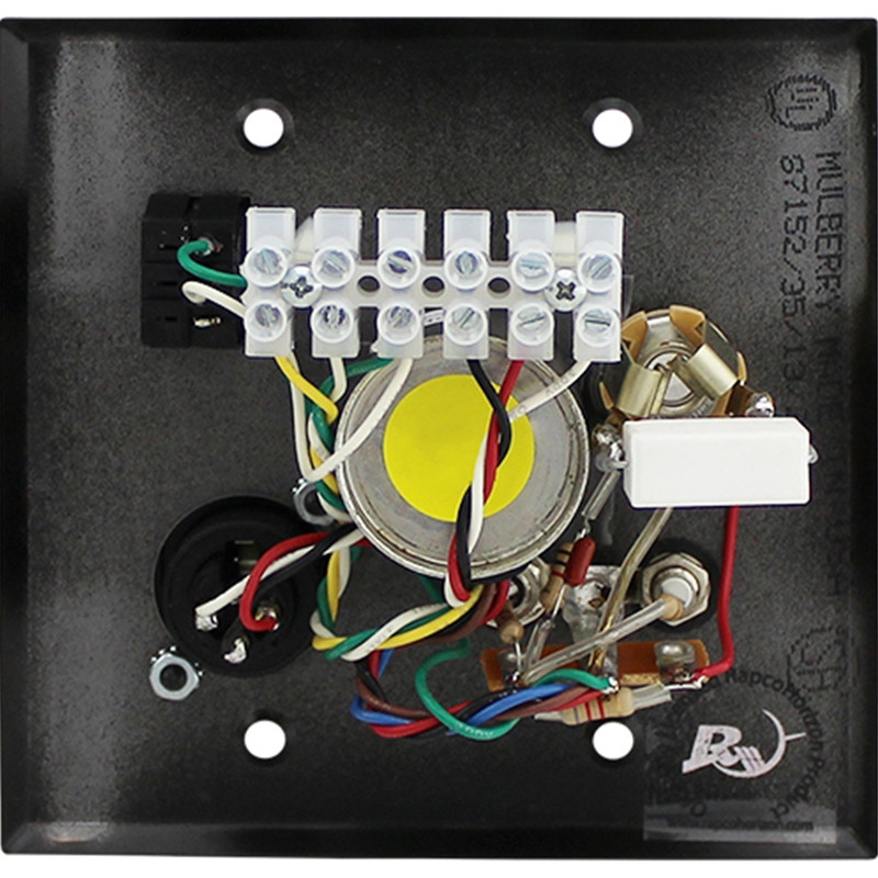 Pro Co AVP1BLK Audio Visual Passive Interface Wall Plate