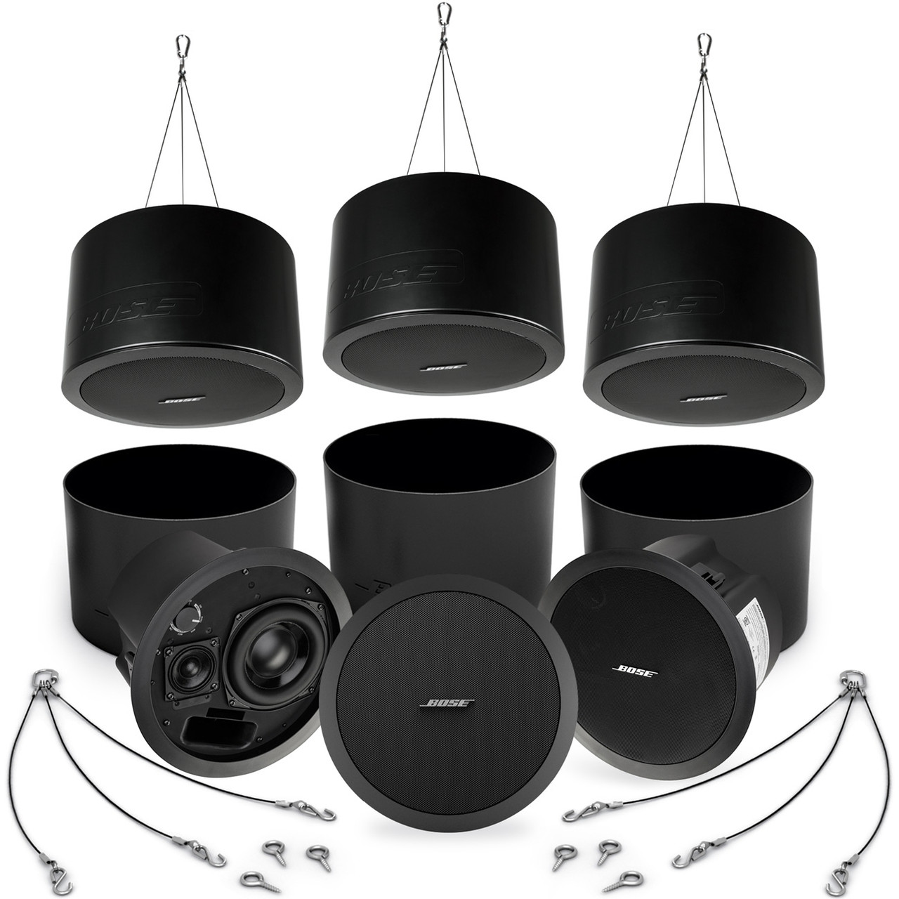 Bose FreeSpace DS 100F Contractor 6-Pack with Pendant-Mount Kits