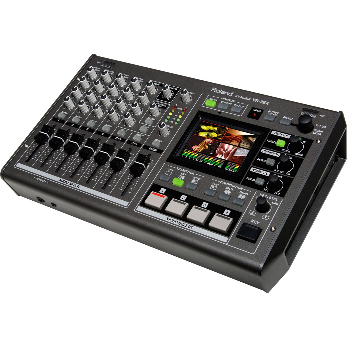 Roland AV Mixer VR-3 本体 Roland VR-3EX AV Mixer with Built-In USB Port for Web Streaming