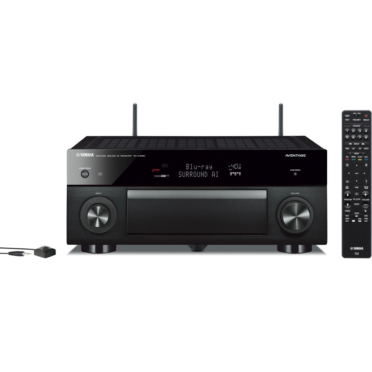 YAMAHA RX-A1080 Aventage AVレシーバー Yamaha RX-A1080 7.2-Channel Ultra HDR Network AV Receiver with