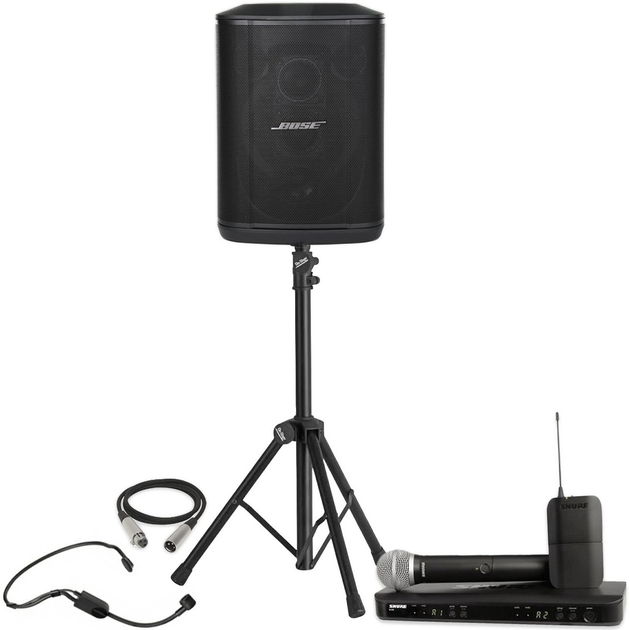 Portable Classroom Sound System with Bose S1 Pro+, Dual Wireless