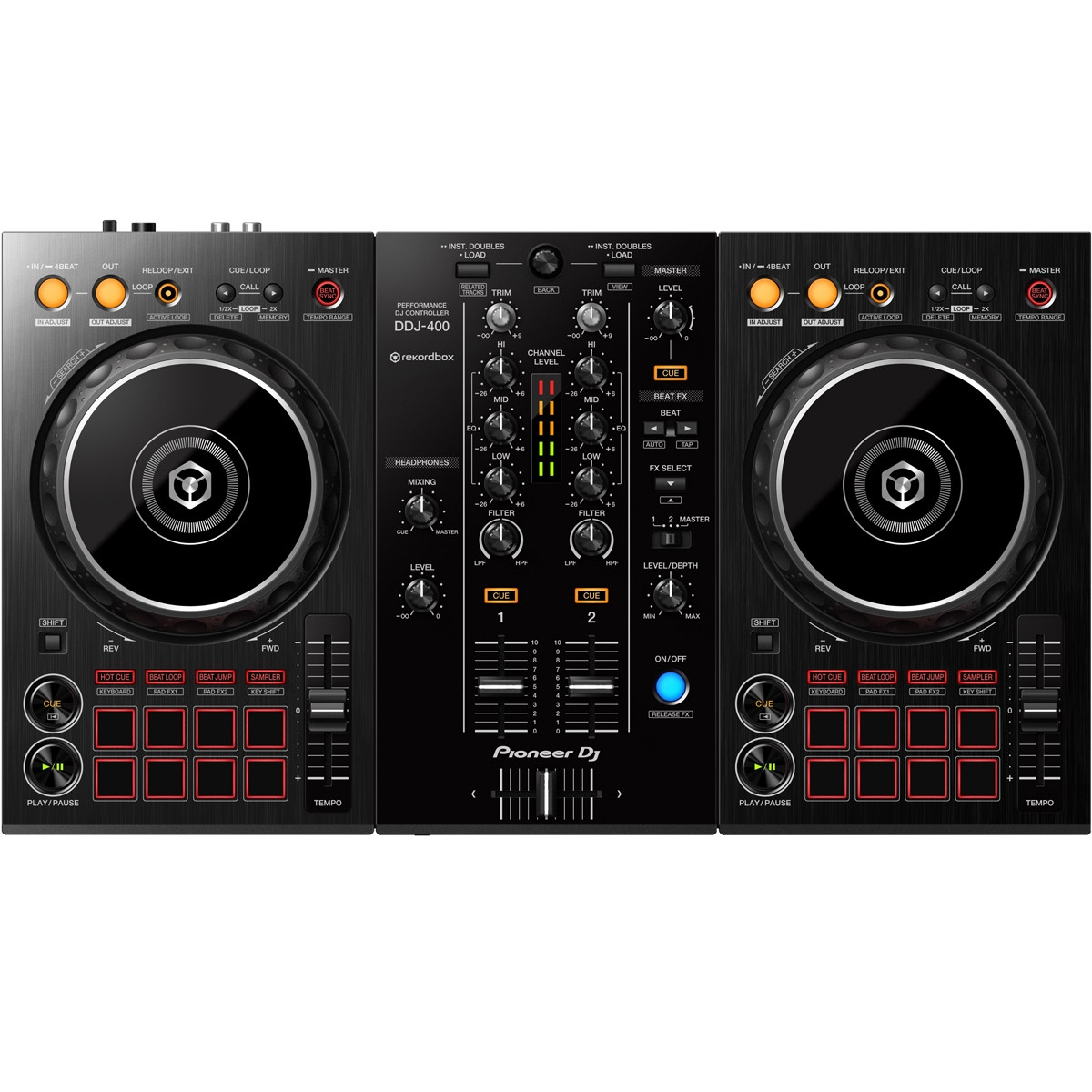 Pioneer DDJ-400 2-Channel DJ Controller for Rekordbox DJ