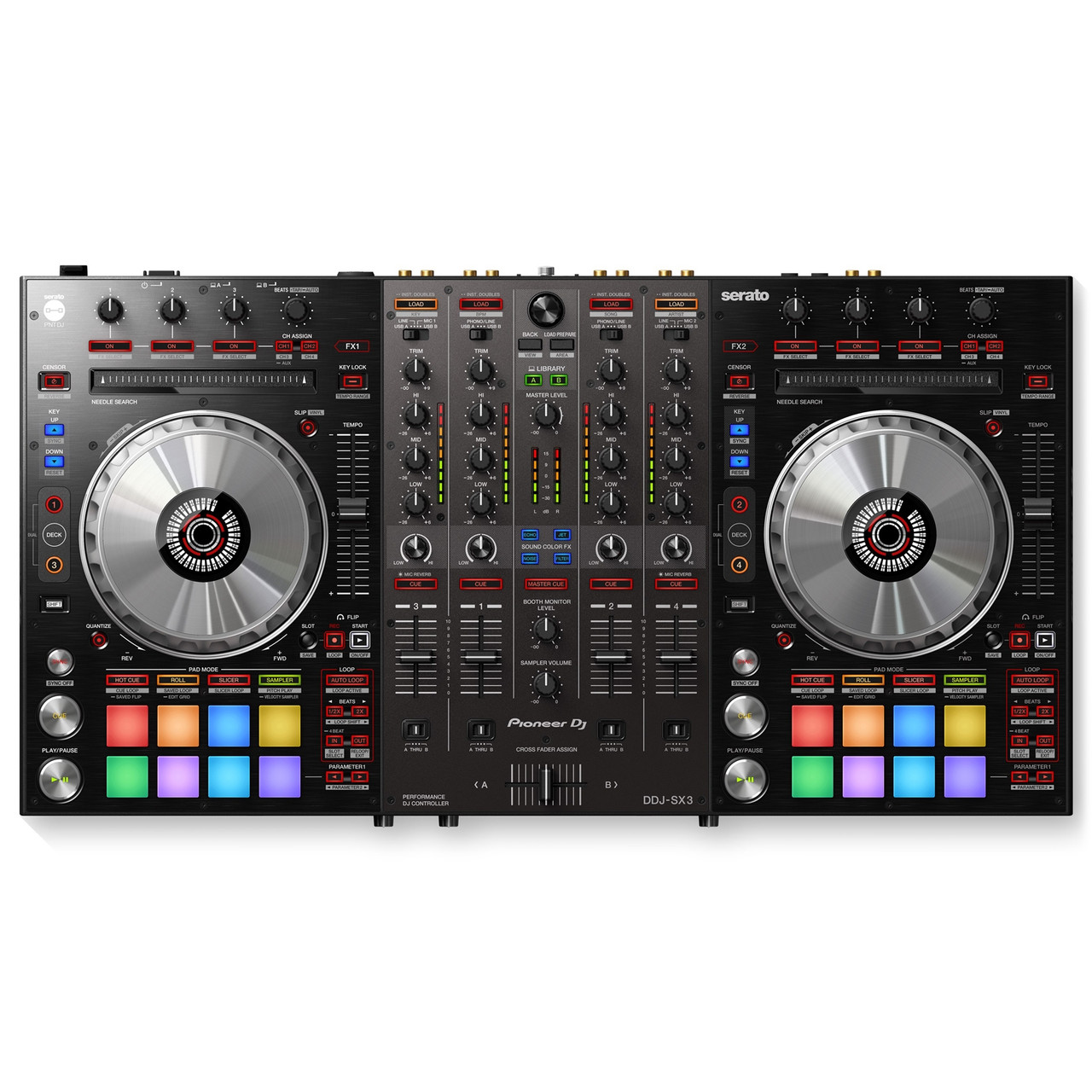 動作確認済】Pioneer DDJ-SX3 / Serato DJ対応 4ch Pioneer DDJ-SX3 4-Channel DJ Controller for Serato DJ Pro