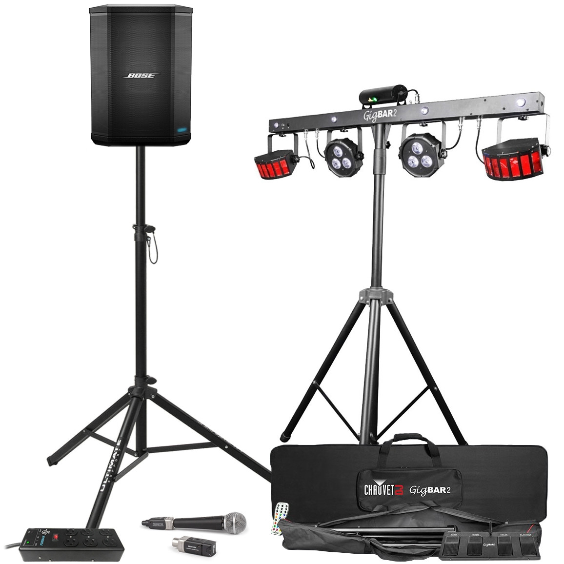 Portable Event Sound System with Bose S1 Pro, Chauvet GigBar 2