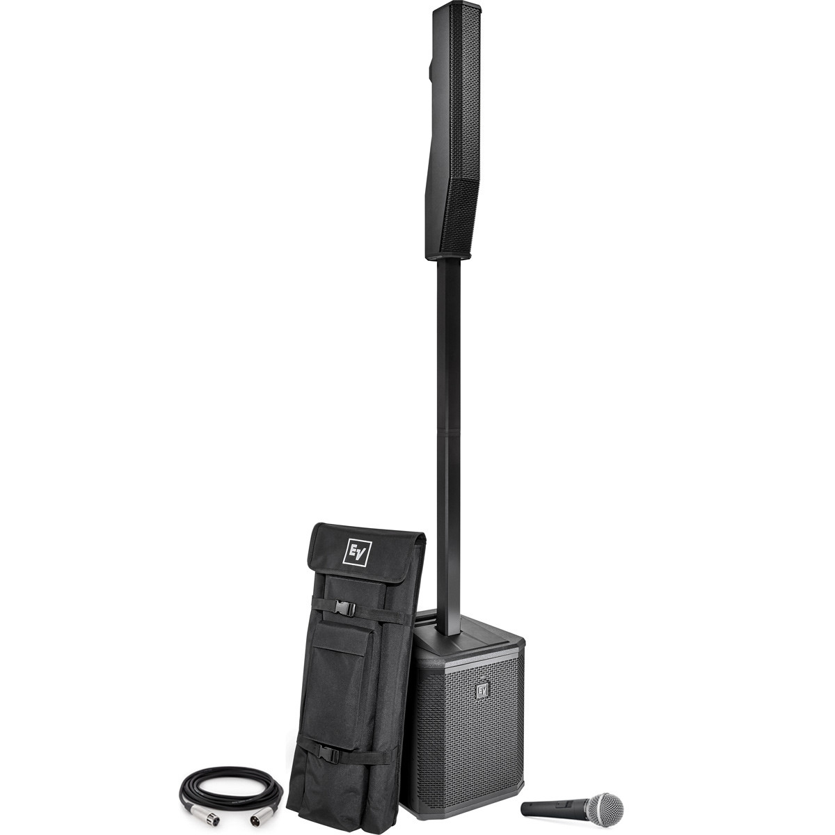 Portable PA Sound System with Electro-Voice EVOLVE 30M Powered