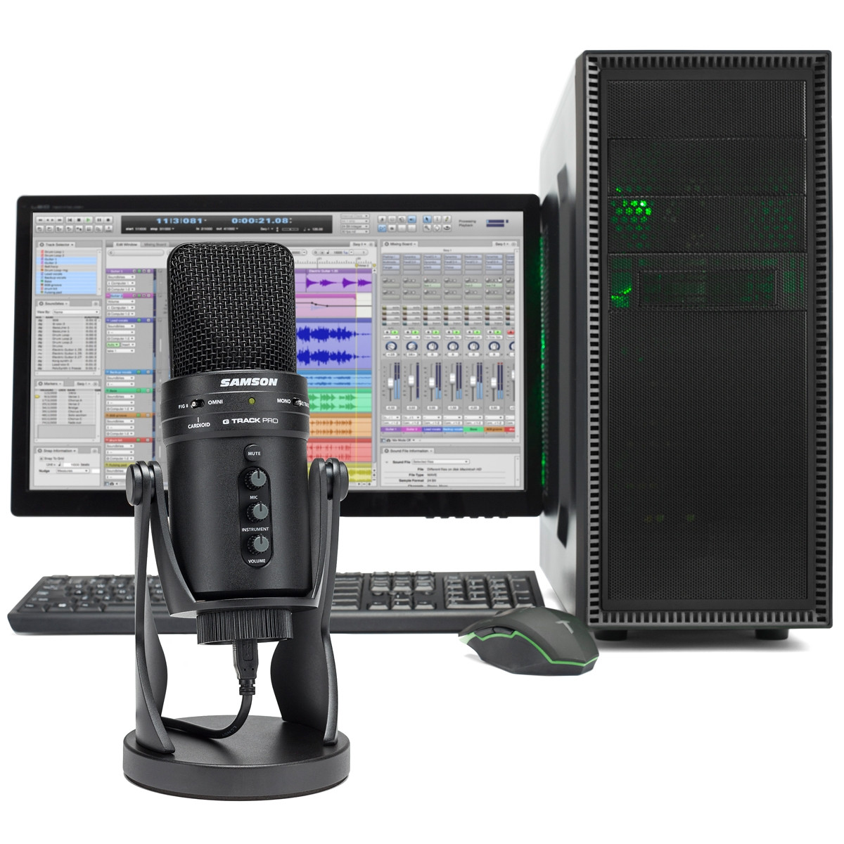 Samson G-Track Pro Professional USB Microphone with Audio Interface