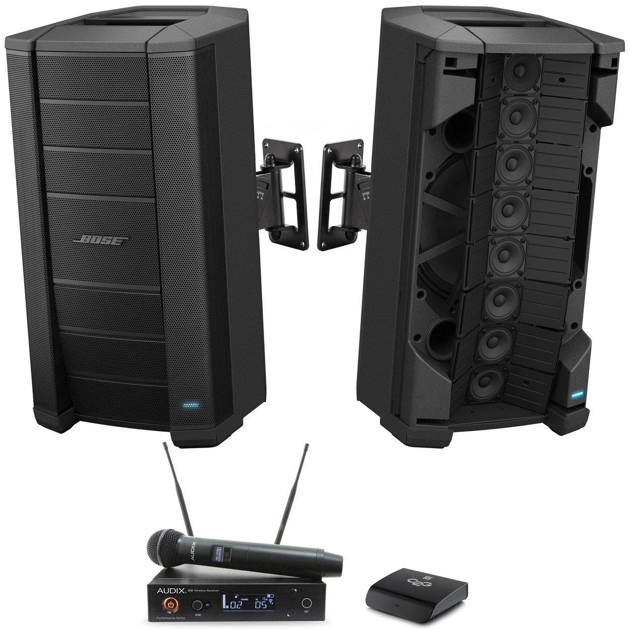 Auditorium Sound System with 2 Bose F1 Model 812 Powered