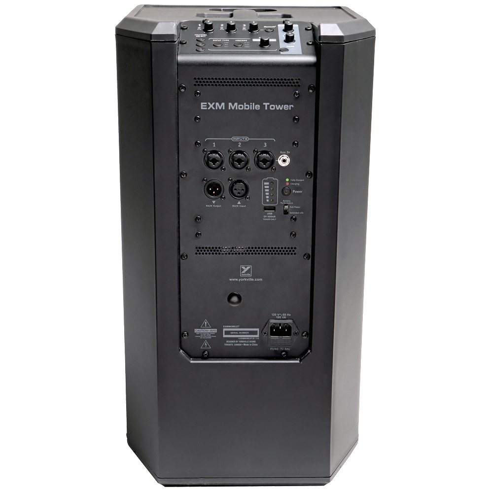 Sound System Mobil Portable Live Sound System with 2 Yorkville EXM-Mobile-Tower Battery ...