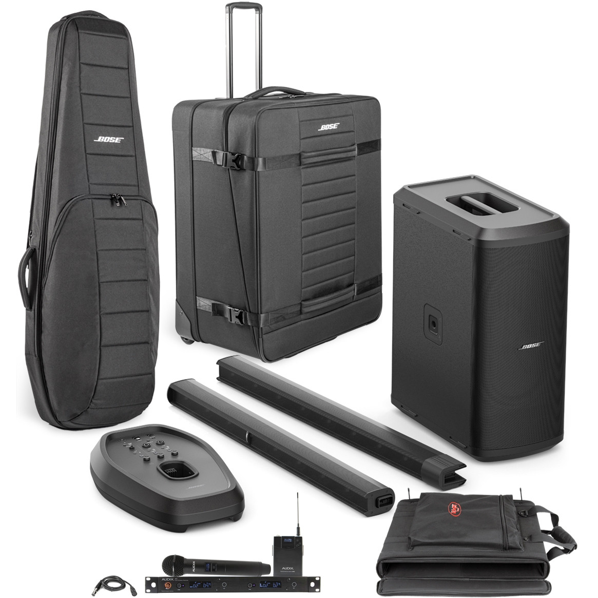 Mash6台セットL11、L12 Portable School PA System with Bose L1 Pro32 Portable Line Array