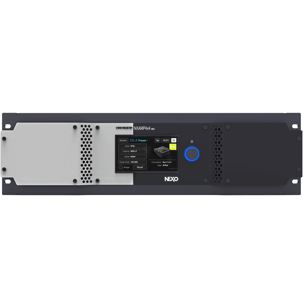 NEXO NXAMP4X4MK2 4-Channel 4500W Powered TD Controller with