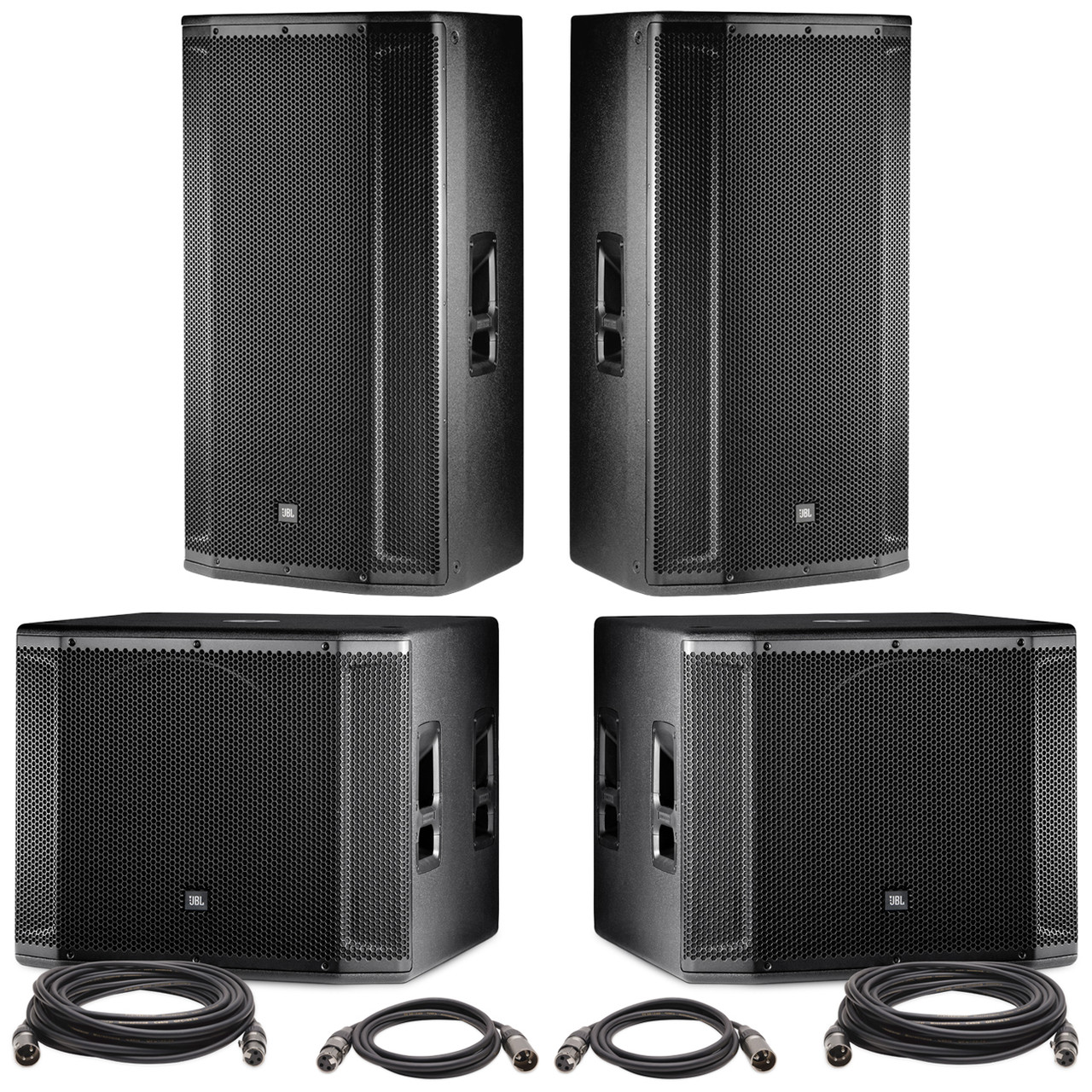 JBL Live Sound Package with 2 SRX835P 15-inch Powered Speakers and