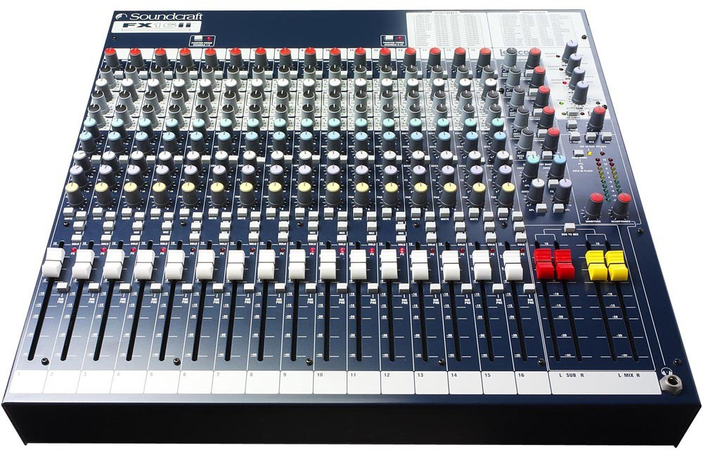 Soundcraft FX16ii 16 Channel Mixer with Lexicon Effects Processor