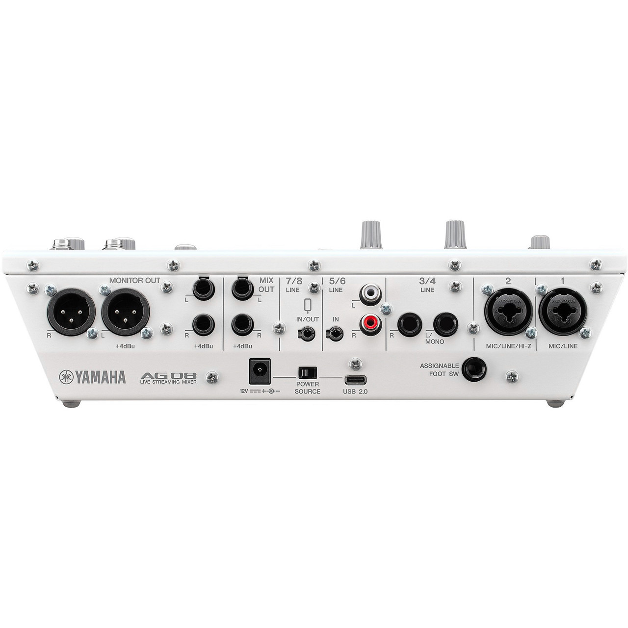 Yamaha AG08 8-Channel Live Streaming Mixer with USB Audio