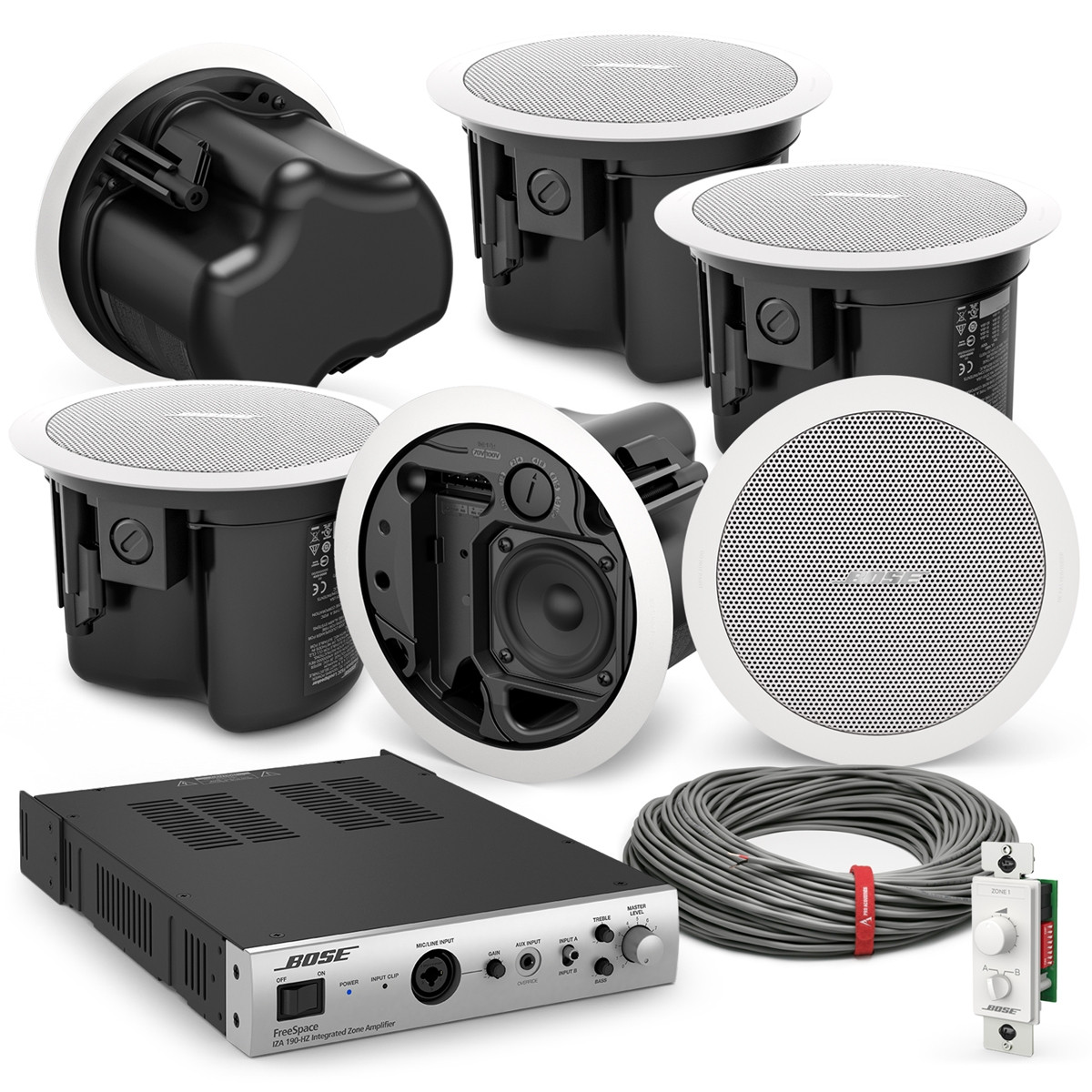 Bose Restaurant Sound System with 6 FreeSpace FS2C Ceiling
