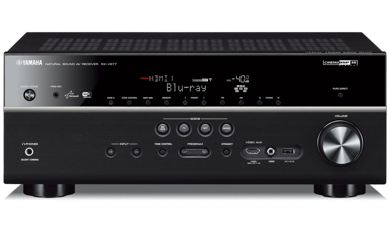 Yamaha RX-V677 7.2 Channel AV Receiver