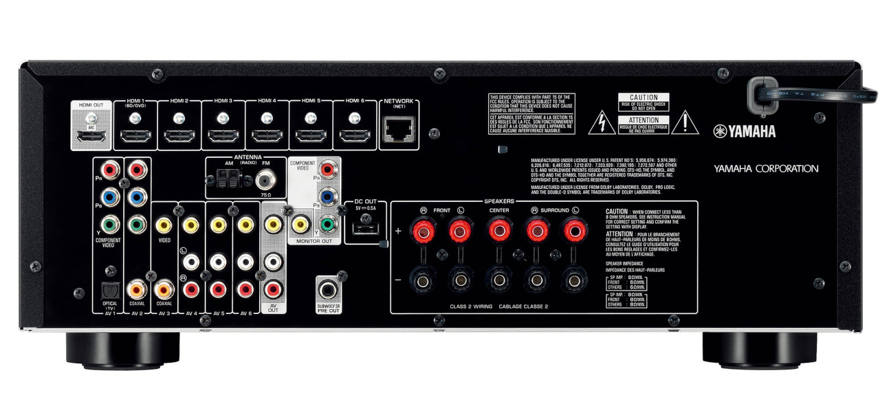 Yamaha RX-V477 5.1 Channel AV Receiver