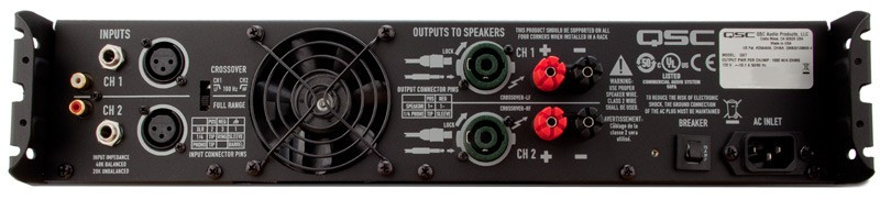 QSC GX5 500 Watts Per Channel 8 Ohm Stereo Power Amplifier