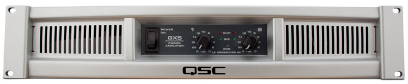 QSC GX5 500 Watts Per Channel 8 Ohm Stereo Power Amplifier