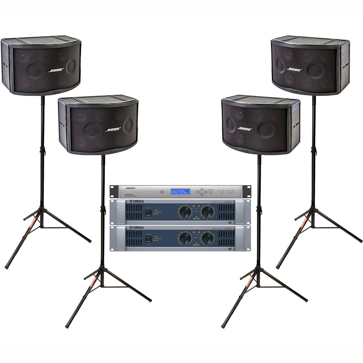 Bose Band Sound System with 4 Panaray 802 Series III Loudspeakers