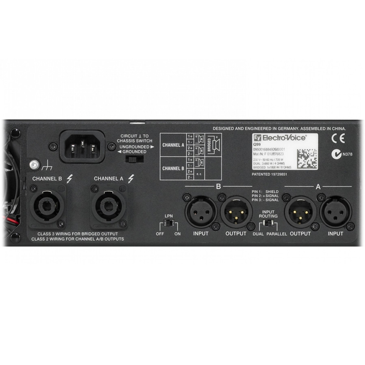 Electro-Voice Q99 Power Amplifier