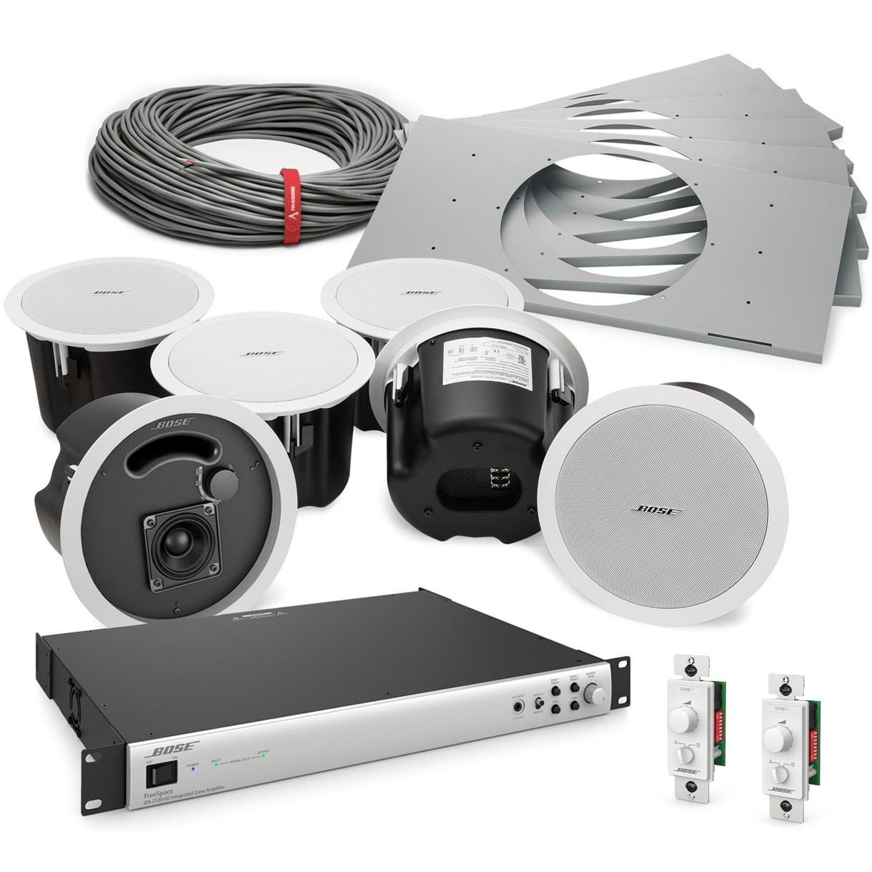 Bose Hotel Sound System with 30 FreeSpace DS 16F In-Ceiling